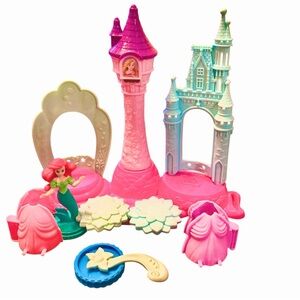 Lot of 3 Play Doh sets Disney Princess, Cupcake Bakery toys for children